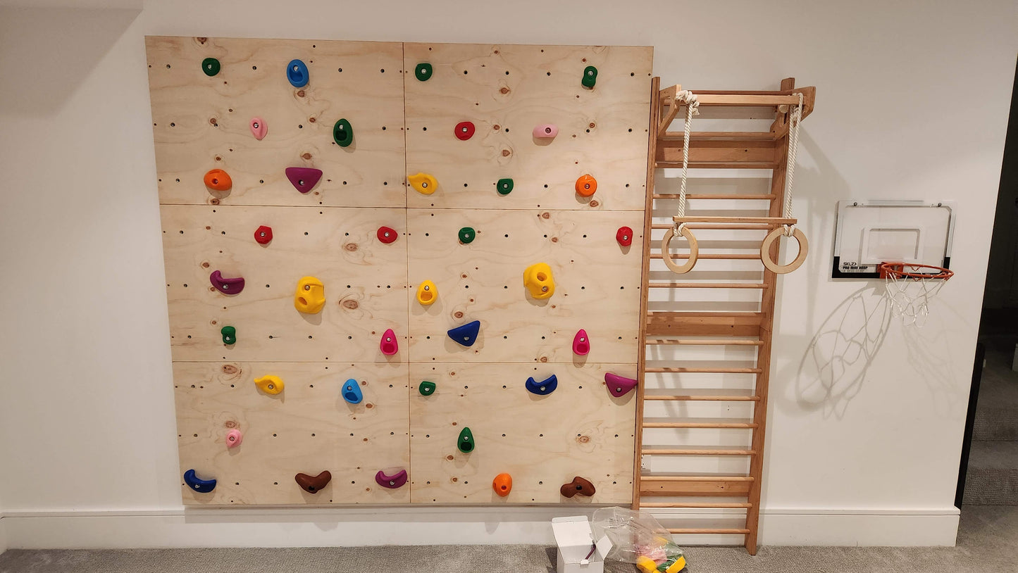 6 Standard Sized Rock Climbing Panels