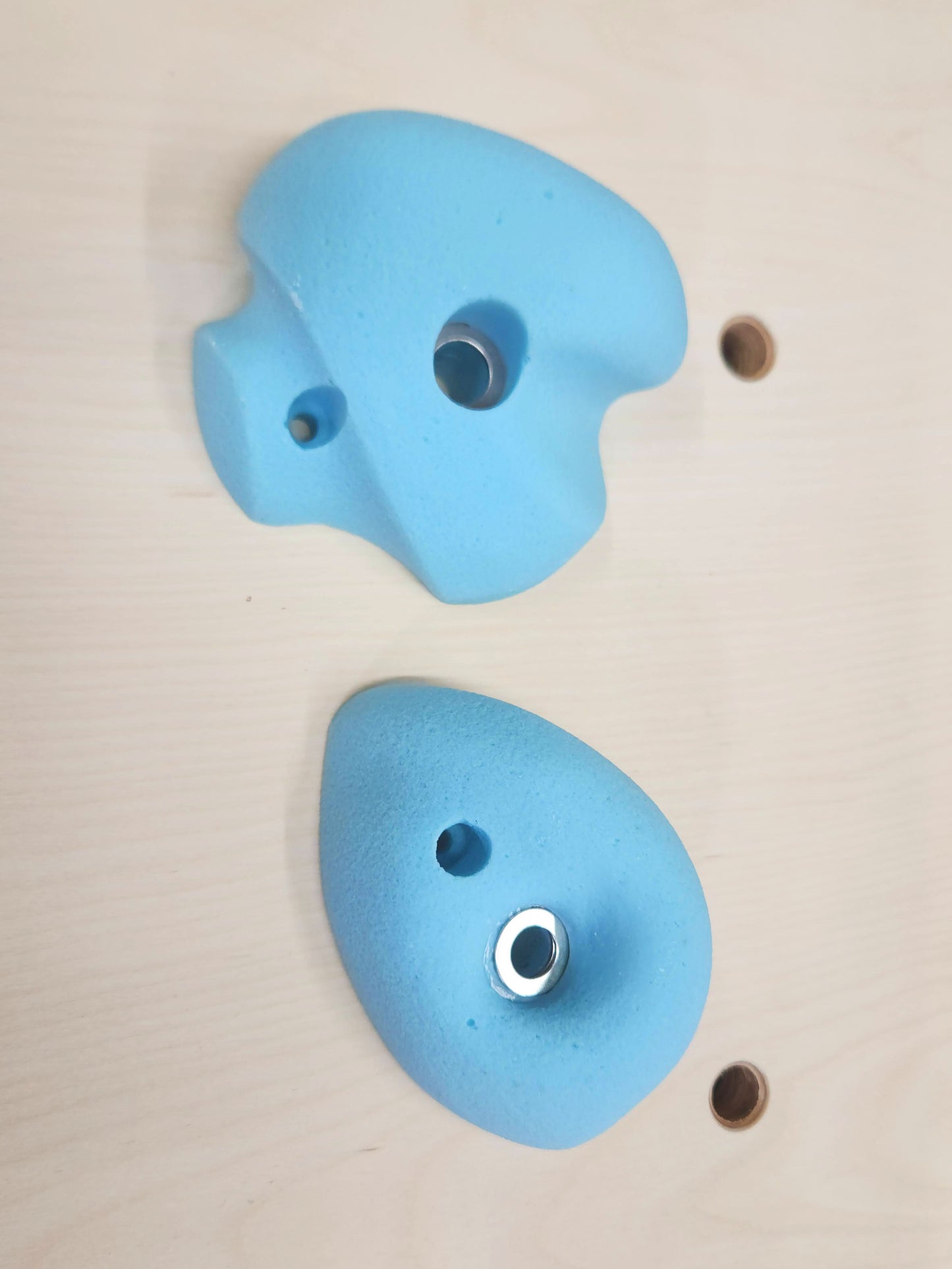 Premium Polyresin Rock Climbing Hold in Pastel Blue