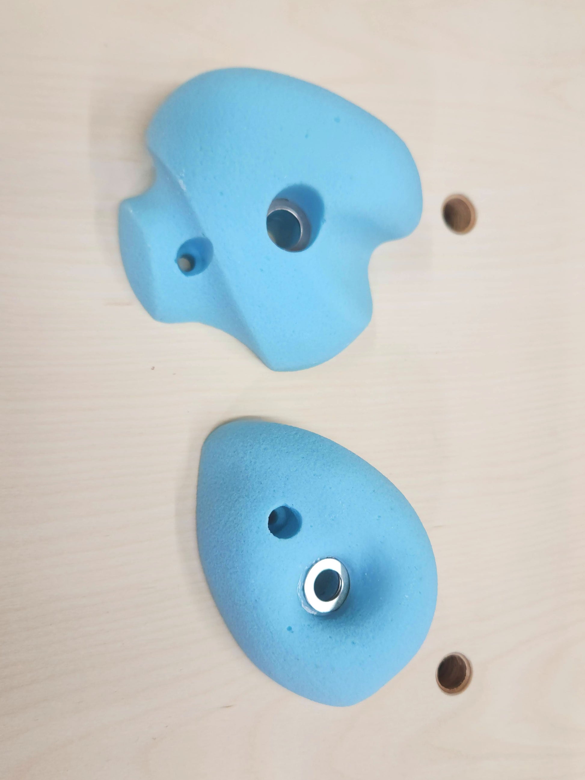 Premium Polyresin Rock Climbing Hold in Pastel Blue