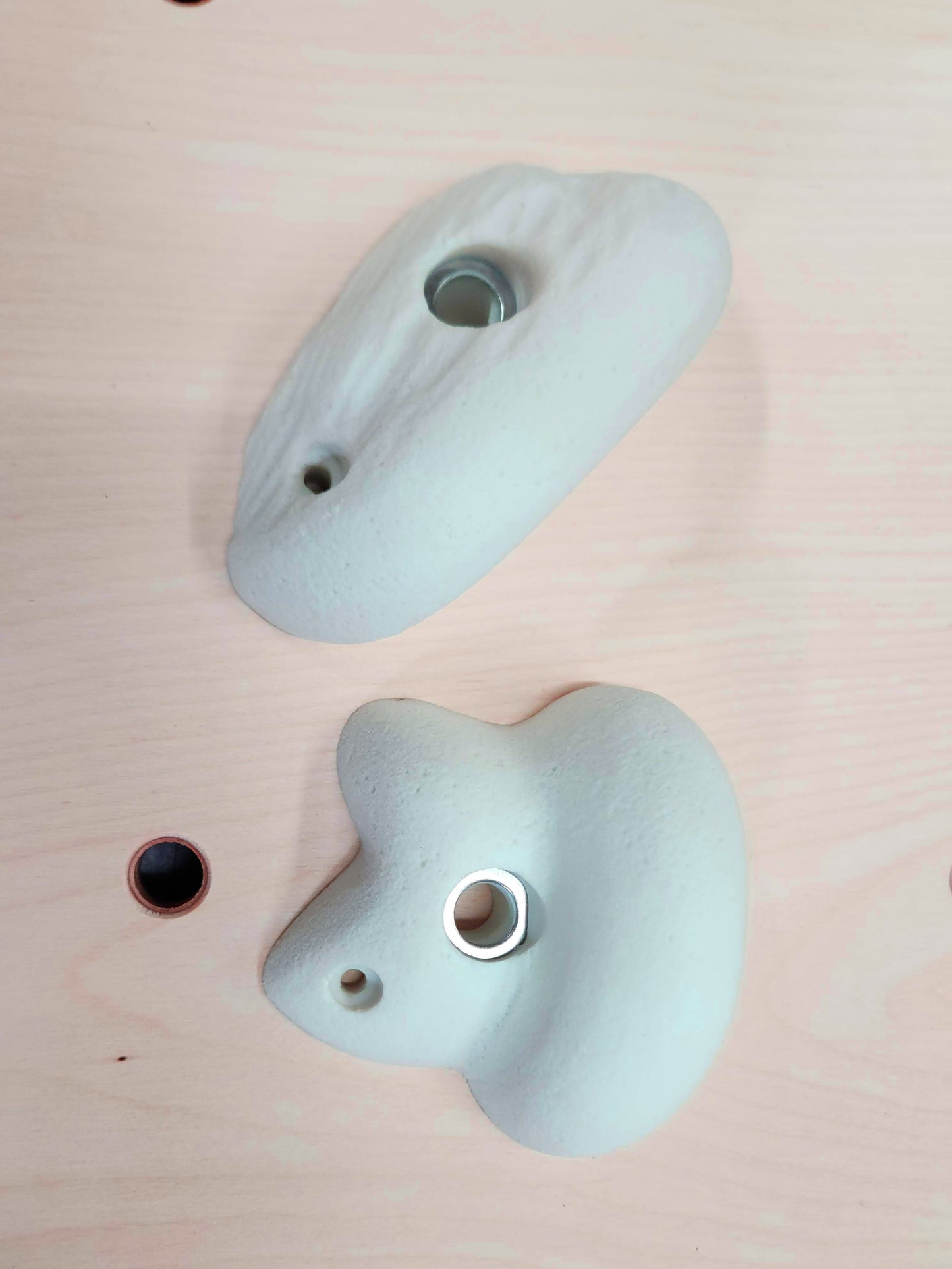 Premium Polyresin Rock Climbing Hold in Solid White